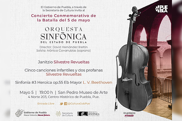 Con concierto conmemorativo al 5 de Mayo, Orquesta Sinfónica celebrará 21 aniversario