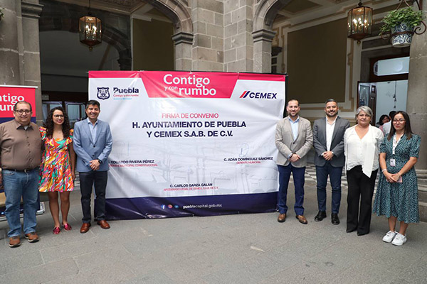 Ayuntamiento y CEMEX firman convenio en favor de la sostenibilidad y accesibilidad