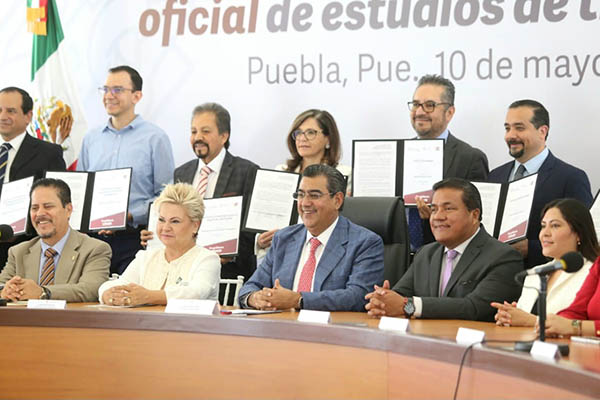 Refrenda Sergio Salomón respaldo a instituciones de educación superior