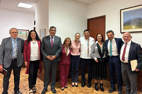 Participa Sergio Salomón en reunión de trabajo con AMLO