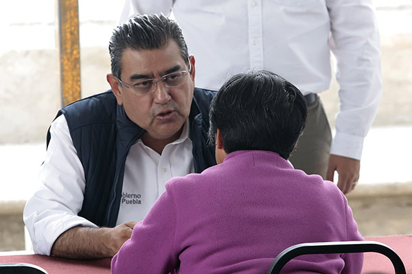 Lleva Sergio Salomón el Martes Ciudadano a Amozoc
