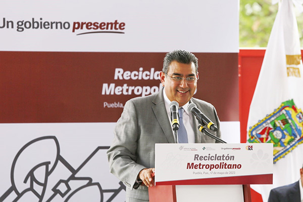 Con “Reciclatón”, gobierno de Sergio Salomón fortalece cultura del reciclaje y cuidado ambiental