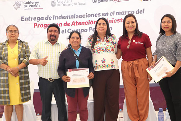 Indemniza gobierno estatal a 305 productores afectados por granizadas