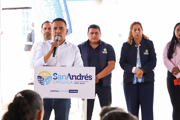 Otorga Mundo Tlatehui servicios municipales a habitantes de San Andrés Cholula