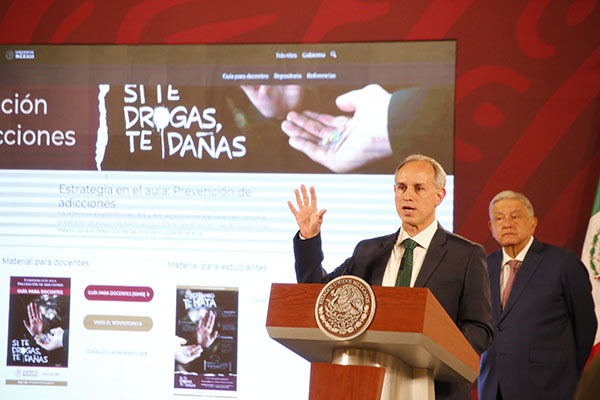 Inhalantes, la droga de los más pobres, dice López-Gatell