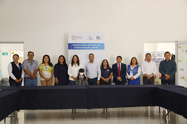 Ayuntamiento de San Andrés Cholula lleva a cabo la Tercera Sesión Ordinaria del SIPINNA
