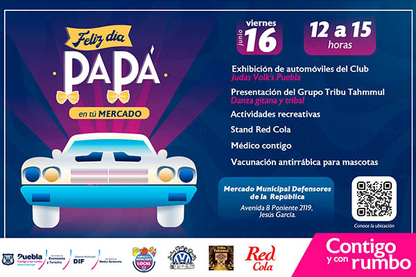 Habrá celebración por el Día del Padre en el Mercado Defensores de la República