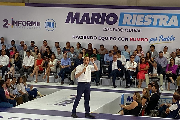 Brinda Mario Riestra claro mensaje de unidad en Segundo Informe Legislativo