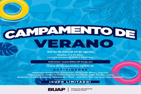 La BUAP anuncia su “Campamento de Verano 2023”