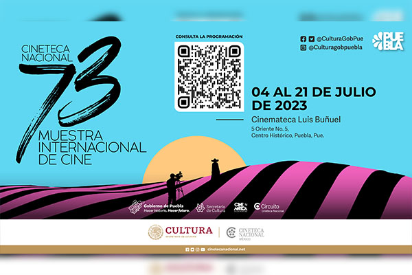Exhibirá gobierno estatal “73° Muestra Internacional de Cine” de la Cineteca Nacional
