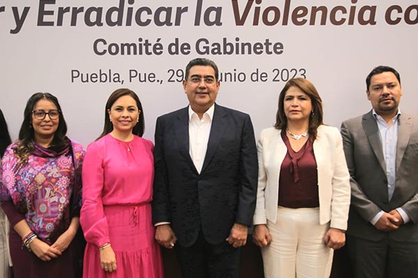 Gobierno de Puebla refuerza trabajo para garantizar seguridad a las mujeres