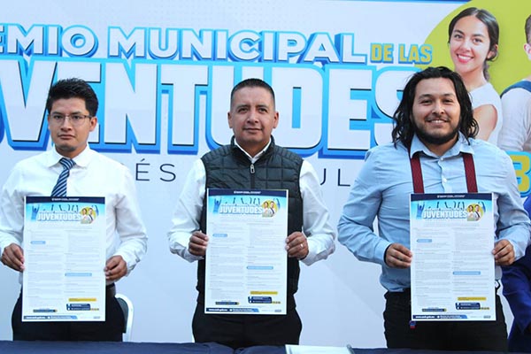 Presenta Mundo Tlatehui convocatoria para el Premio Municipal de las Juventudes 2023