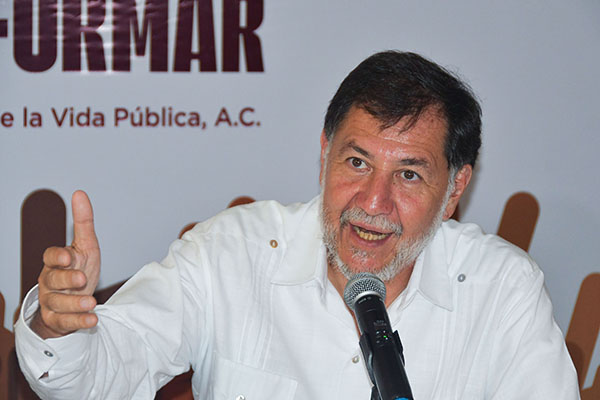 "No les tengo respeto", afirma Noroña sobre proceso de selección de la oposición