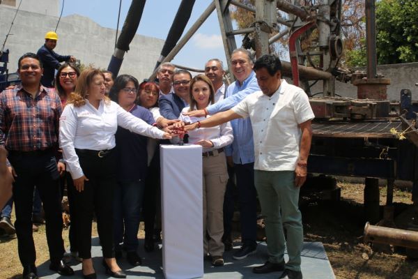 Paola Angon cumple: inicia perforación de dos nuevos pozos para San Pedro Cholula