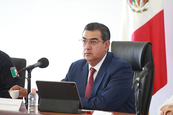 Mantiene gobierno de Puebla combate firme a la delincuencia, reafirma Sergio Salomón