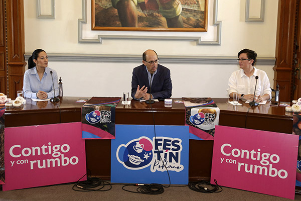 Anuncia Turismo nueva edición del Festín Poblano en el Parque del Carmen