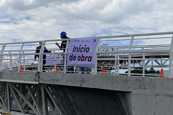 Arranca la rehabilitación de ciclovías en la Vía Atlixcáyotl
