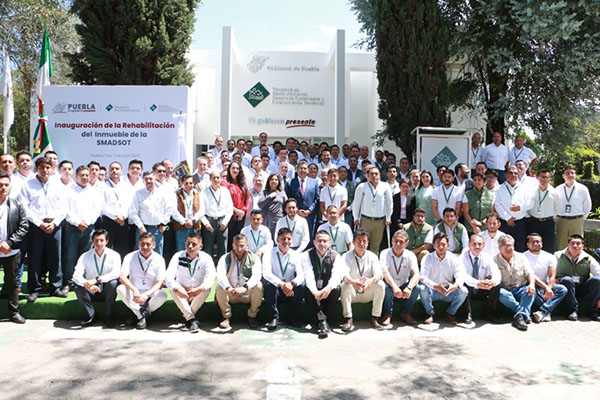 Inaugura Sergio Salomón remodelación de la Secretaría de Medio Ambiente