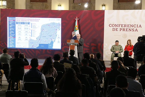INAH preserva 52,751 bienes inmuebles en el salvamento arqueológico del Tren Maya