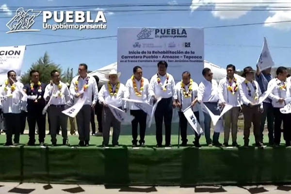 Arranca rehabilitación de la carretera Puebla-Tehuacán