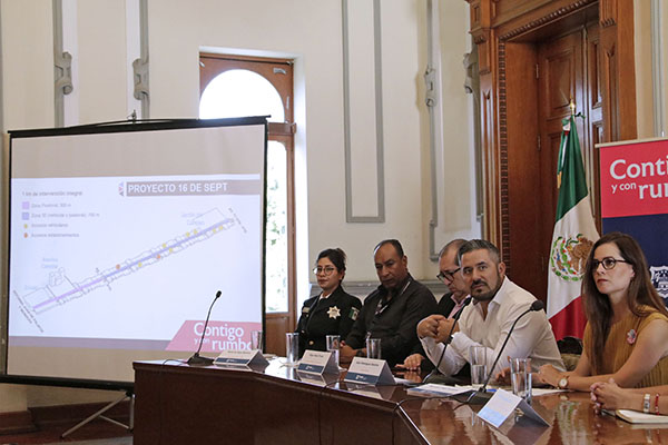 Anuncia Ayuntamiento de Puebla intervención y peatonalización de la 16 de Septiembre