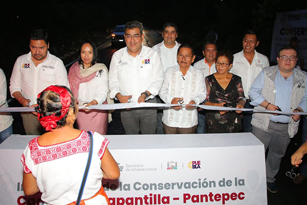 Culmina Sergio Salomón gira por la Sierra Norte con obras en beneficio de poblanos