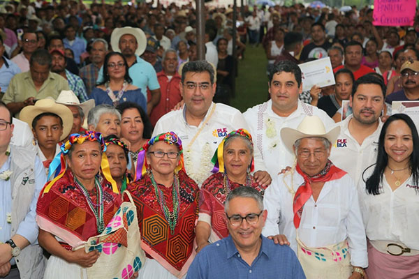 En cada rincón de Puebla hay presencia de los tres órdenes de gobierno: Sergio Salomón