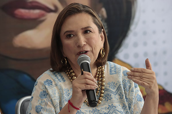 "Voy muy bien, pero no lo tengo ganado", afirma Xóchitl Gálvez en Puebla