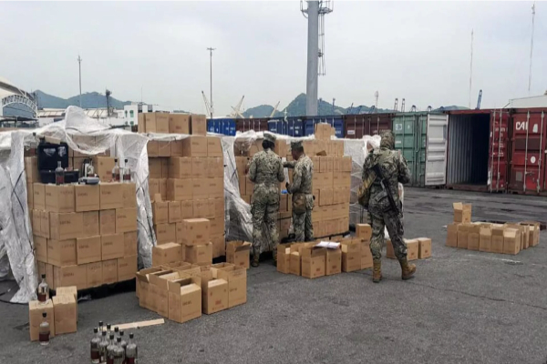 Segundo cargamento de metanfetamina incautado en el puerto de Manzanillo en el año