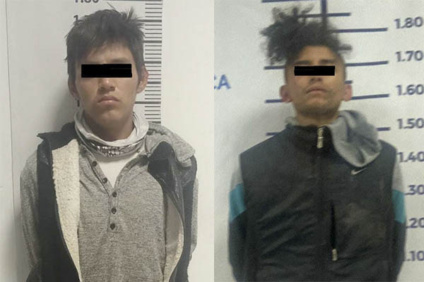 Horripilantes sujetos, pertenecientes a “Los Mochos”, detenidos por robo