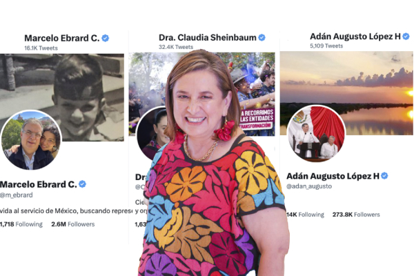 Las corcholatas de Morena no le llegan "ni a los talones" a Xóchitl Gálvez en Twitter