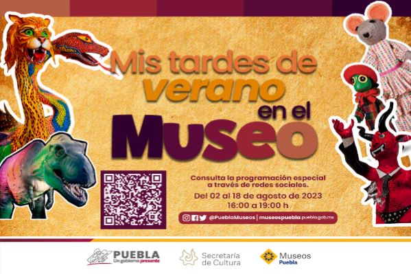En museos, Gobierno Estatal programa actividades de verano para niñas y niños