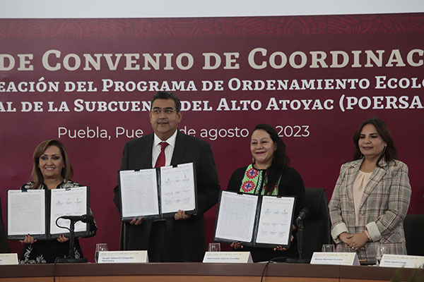 Puebla y Tlaxcala firman convenio para preservar la subcuenca del Alto Atoyac