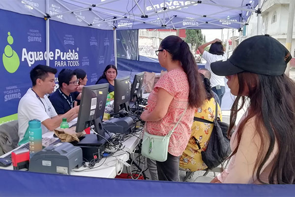 Agua de Puebla acerca atención y servicio a colonias a través de las “Caravanas del Agua”