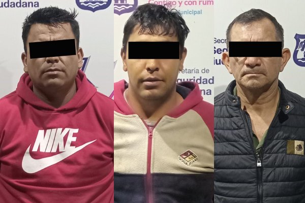 Policía Municipal de Puebla detiene a 3 integrantes de la banda de “los JJR”