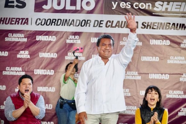 Desde San Aparicio, suma Julio Huerta a cientos de poblanos al proyecto de Sheinbaum