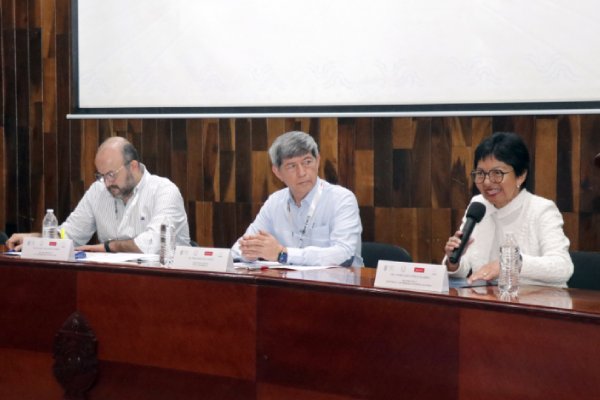 Participa Lilia Cedillo en el Encuentro Nacional de Rectores Universia 2023