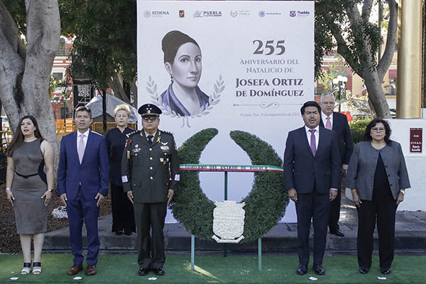 Conmemoran el 255 Aniversario del Natalicio de Josefa Ortiz de Domínguez