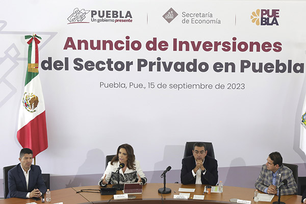 Llegan a Puebla 3,469 millones de dólares de inversión extranjera en 2023