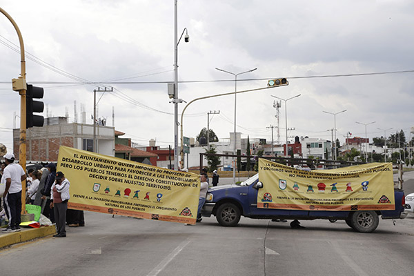 Mesa de diálogo con Cholultecas Unidos permite liberación de la Puebla-Atlixco
