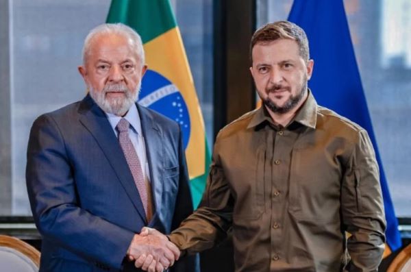 Lula da Silva y Volodímir Zelenski se encuentran por primera vez en la ONU