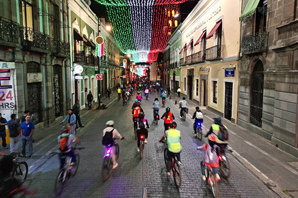Puebla vivió un fin de semana de cultura vial en conmemoración del Día Mundial sin Auto