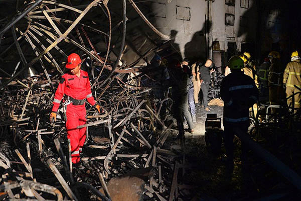 Irak: nueve detenidos tras mortal incendio en una boda