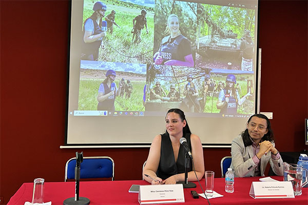 Constanza Pérez: la difícil experiencia de ser corresponsal de guerra