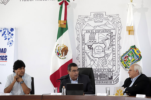Anuncia Sergio Salomón el IX Encuentro del Grupo de Puebla