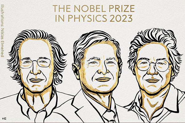 Nobel de Física 2023 premia a tres científicos por el desarrollo de métodos de attociencia