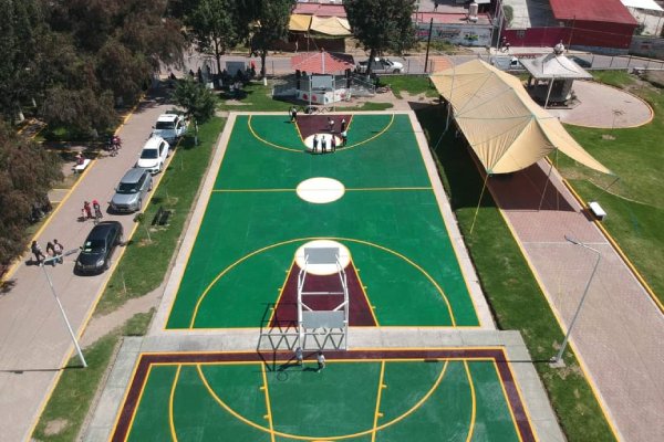 Rehabilitan parque de la Ex Hacienda Concepción Capulac en Amozoc