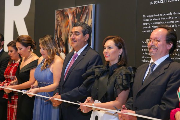 Sergio Salomón inaugura exposición “Donde el sonido se convirtió en arte” en el MIB