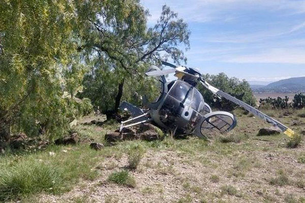 Confirman muerte de tres militares tras desplome de helicóptero en Durango