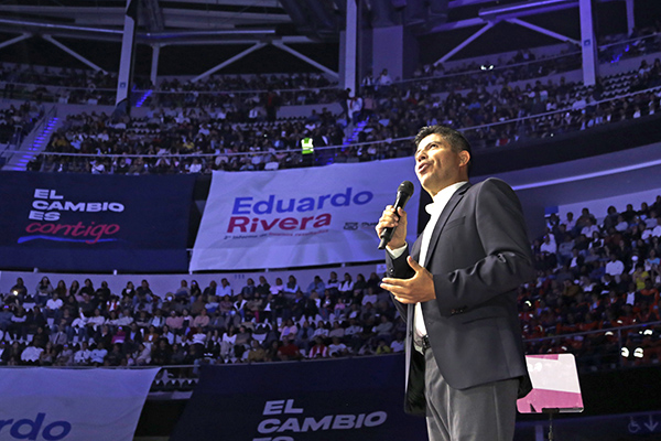 Eduardo Rivera, a dos años de su mandato, listo para más de Puebla